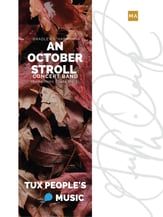 An October Stroll Concert Band sheet music cover